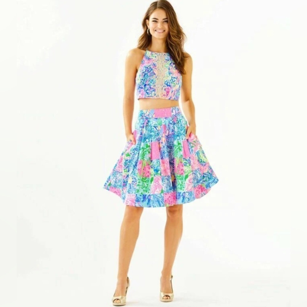 Lilly Pulitzer Navia Two Piece Skirt Set